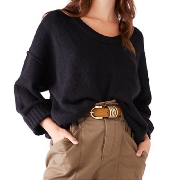 Free People Brookside Tunic Knit Sweater Size Small - Picture 1 of 9